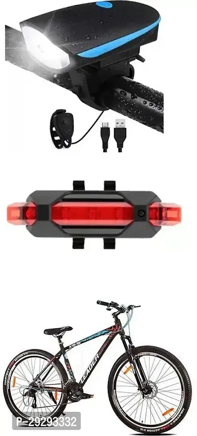 Cycle USB Rechargeable Front Cycle Light Back Tail Light