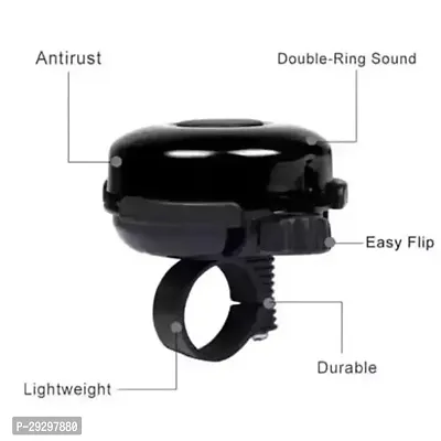 Durable Quality Ultra-Loud Cycle Trending Cycle Bell Black For Super Strong 5459 Cm-thumb4