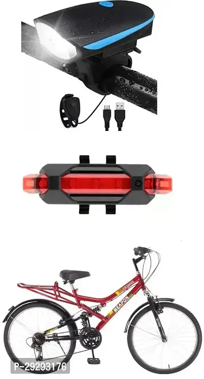 Cycle USB Rechargeable Front Cycle Light Back Tail Light