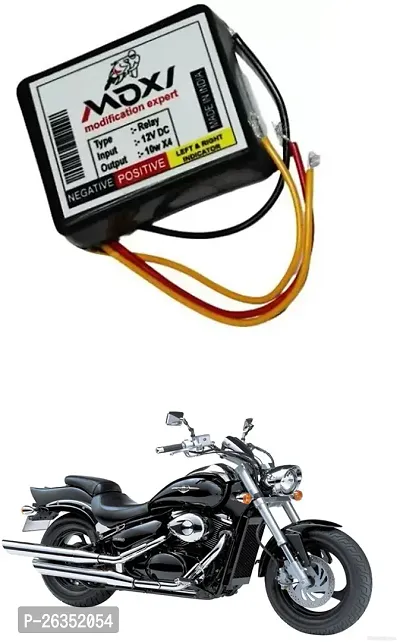 E-Shoppe Front Rear Hazard Relay Flasher Indicator Light for Suzuki Intruder M800