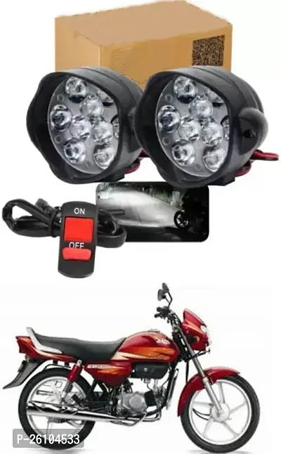 E-Shoppe 9 Led Fog Light For Honda CD