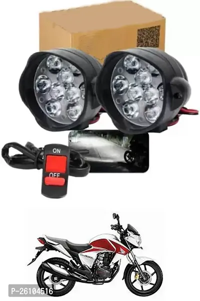 E-Shoppe 9 Led Fog Light For Honda CB Twister