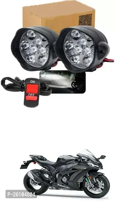 E-Shoppe 9 Led Fog Light For Kawasaki Ninja ZX 10R-thumb0