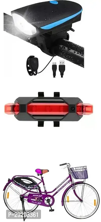 Cycle USB Rechargeable Front Cycle Light Back Tail Light