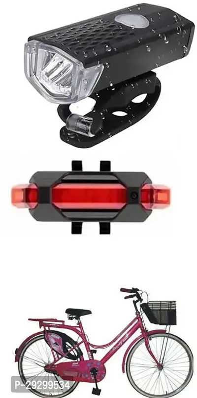 New Cycle Horn with USB Rechargeable Cycle Red Tail Light For BEAUTY DX 26T Cycle-thumb0