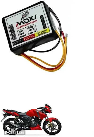 E-Shoppe Front Rear Hazard Relay Flasher Indicator Light for TVS Apache RTR 160-thumb0