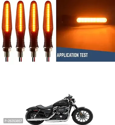 E-Shoppe High Quality Bike Yellow Indicator Light For Harley Davidson Iron 883-thumb0