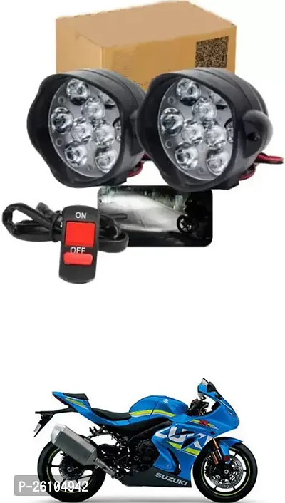 E-Shoppe 9 Led Fog Light For Suzuki GSX R1000