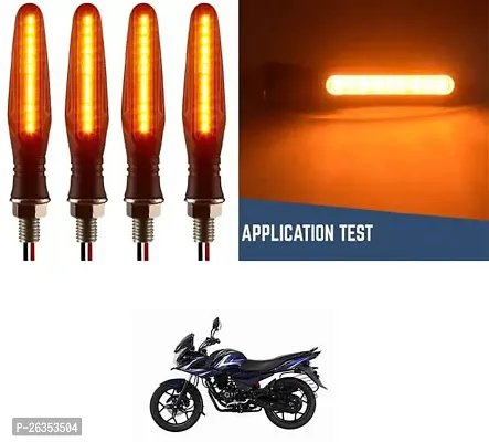 E-Shoppe High Quality Bike Yellow Indicator Light For Bajaj Discover 150 f-thumb0