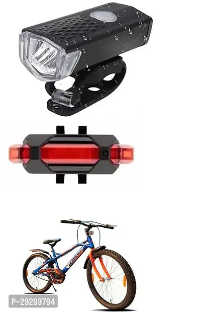 New Cycle Horn with USB Rechargeable Cycle Red Tail Light For Leader Bruce 26T Cycle