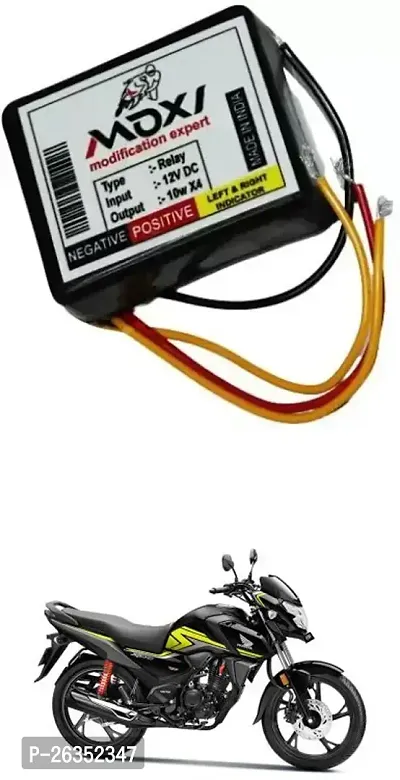 E-Shoppe Front Rear Hazard Relay Flasher Indicator Light for Honda SP125-thumb0