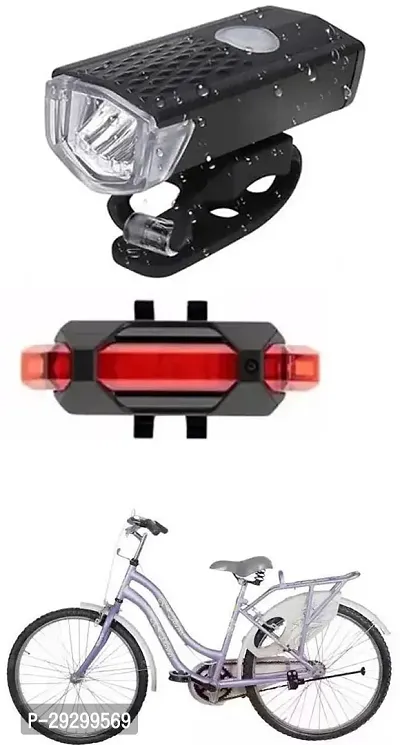 New Cycle Horn with USB Rechargeable Cycle Red Tail Light For ERIKKA 24T Cycle