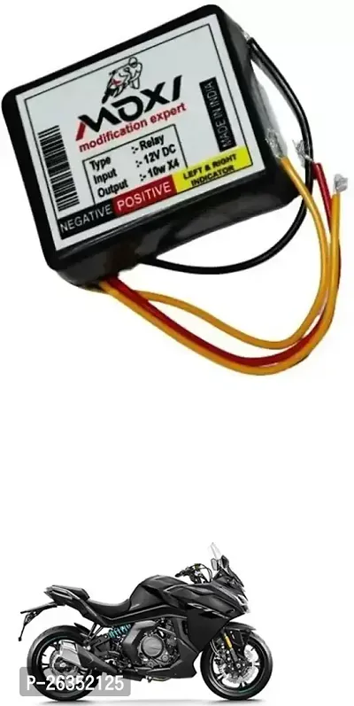 E-Shoppe Front Rear Hazard Relay Flasher Indicator Light for CFMoto 650GT-thumb0