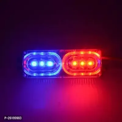 Bike/Scooty License Plate Brake Tail LED Police Red and Blue For LML Graptor-thumb4