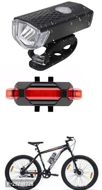 New Cycle Horn with USB Rechargeable Cycle Red Tail Light For COMPASS Cycle