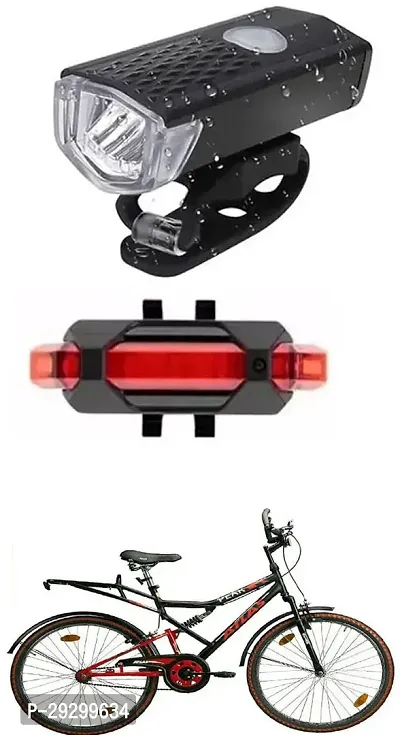 New Cycle Horn with USB Rechargeable Cycle Red Tail Light For Peak 26T Cycle