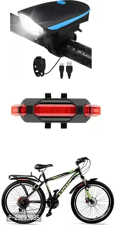 Cycle USB Rechargeable Front Cycle Light Back Tail Light