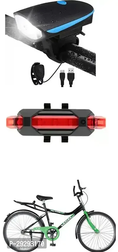 Cycle USB Rechargeable Front Cycle Light Back Tail Light