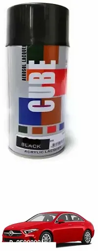 Car Spray Paint, Black (400 Ml) Easy To Use High Quality And Fast Drying Paint Shake, Car Spray Paint, Indoor, Outdoor Suitable For A-Class Sedan-thumb0