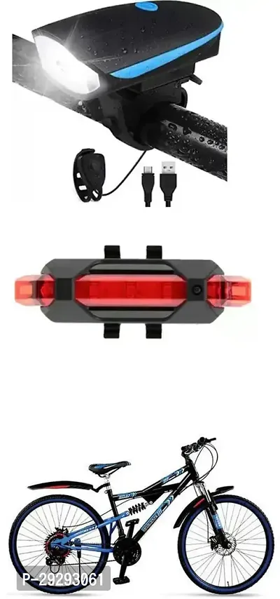 Cycle USB Rechargeable Front Cycle Light Back Tail Light