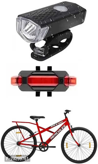 New Cycle Horn with USB Rechargeable Cycle Red Tail Light For Hercules Decoy IC Cycle-thumb0