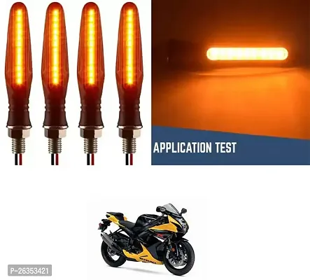 E-Shoppe High Quality Bike Yellow Indicator Light For Suzuki GSX