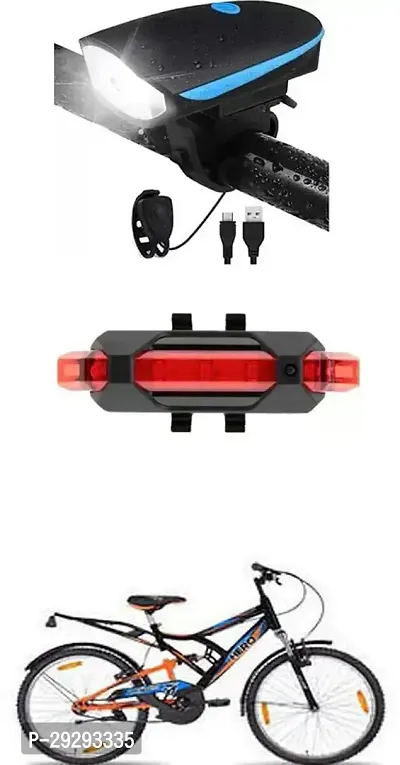 Cycle USB Rechargeable Front Cycle Light Back Tail Light