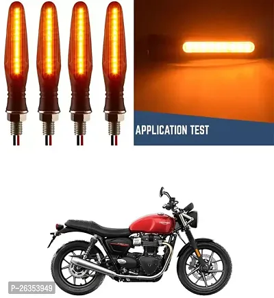 E-Shoppe High Quality Bike Yellow Indicator Light For Triumph Street Twin