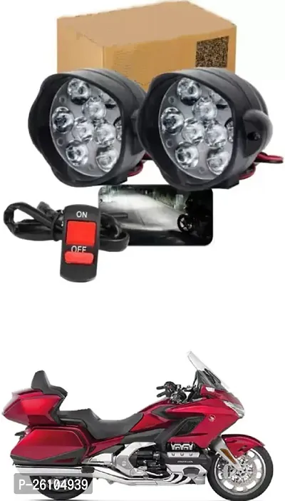 E-Shoppe 9 Led Fog Light For Honda Gold Wing-thumb0