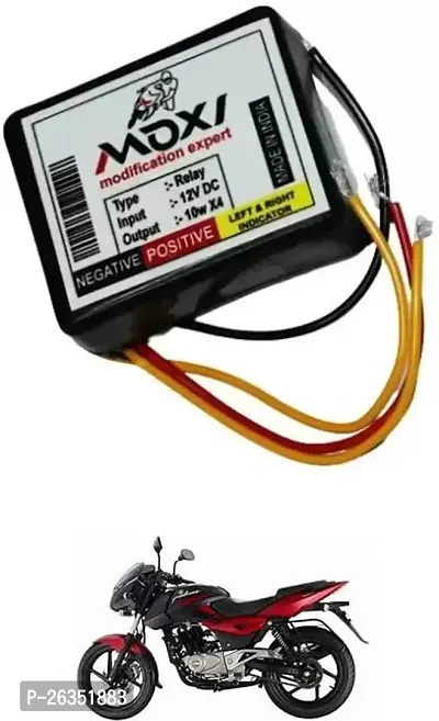 E-Shoppe Front Rear Hazard Relay Flasher Indicator Light for Bajaj Pulsar 180 DTS-i-thumb0