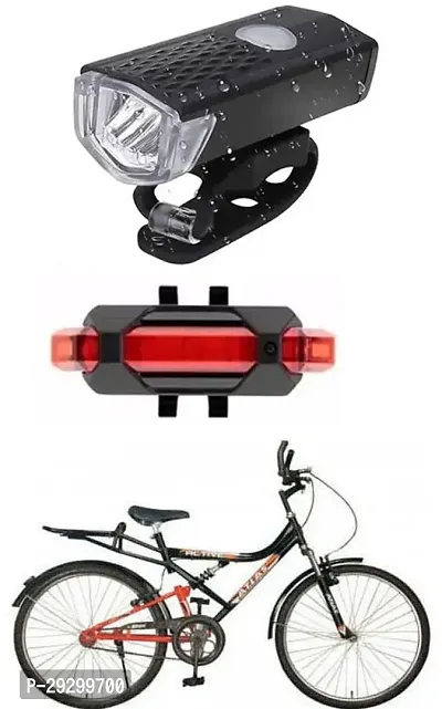 New Cycle Horn with USB Rechargeable Cycle Red Tail Light For Volut Dshox Ibc 26T Cycle-thumb0