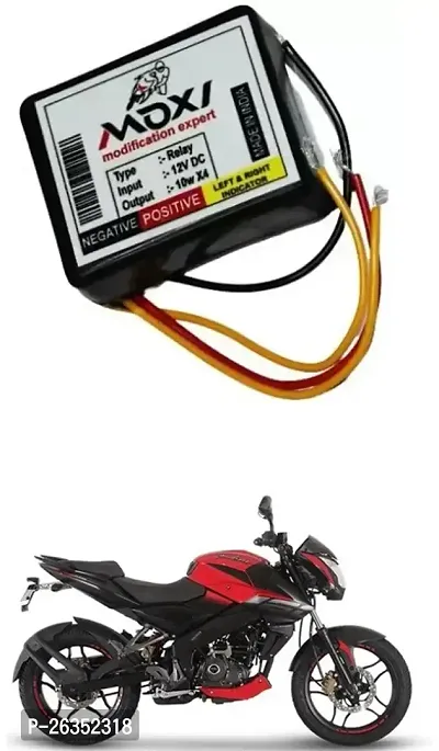 E-Shoppe Front Rear Hazard Relay Flasher Indicator Light for Bajaj Pulsar NS 160