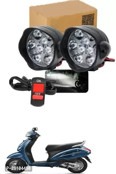 E-Shoppe 9 Led Fog Light For Honda Activa-thumb0