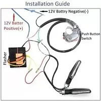 E-Shoppe Front Rear Hazard Relay Flasher Indicator Light for Bajaj Pulsar 180 DTS-i-thumb1