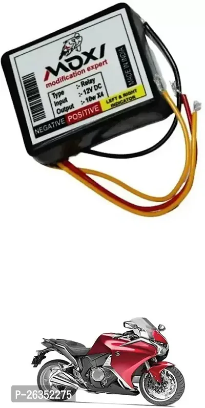 E-Shoppe Front Rear Hazard Relay Flasher Indicator Light for Honda VFR 1200F-thumb0