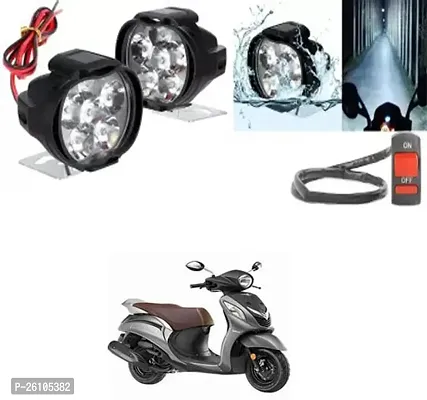 E-Shoppe 6 Led Fog Light For Yamaha Fascino