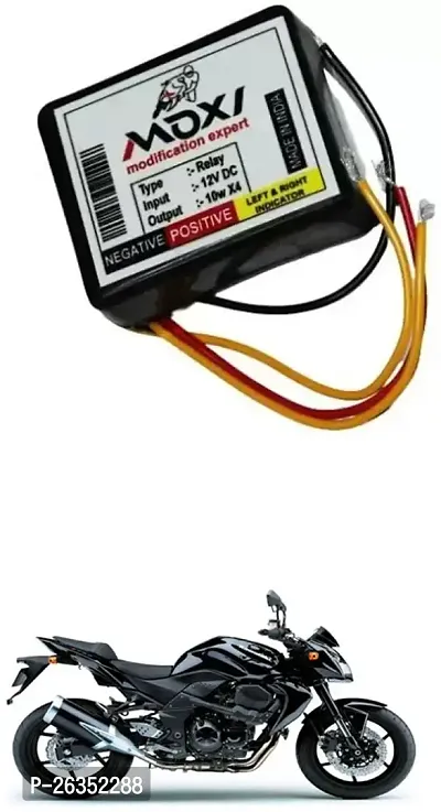 E-Shoppe Front Rear Hazard Relay Flasher Indicator Light for Kawasaki Z750-thumb0