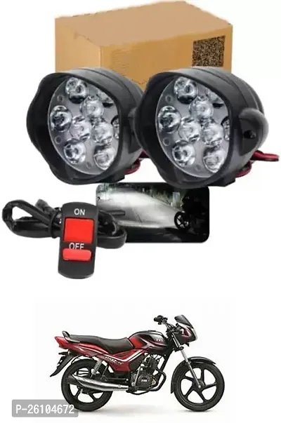 E-Shoppe 9 Led Fog Light For TVS Star City