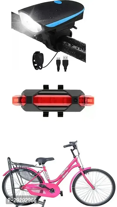 Cycle USB Rechargeable Front Cycle Light Back Tail Light