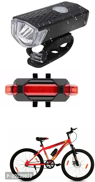 New Cycle Horn with USB Rechargeable Cycle Red Tail Light For Leader Sniper 24T With Front Suspension Cycle-thumb0