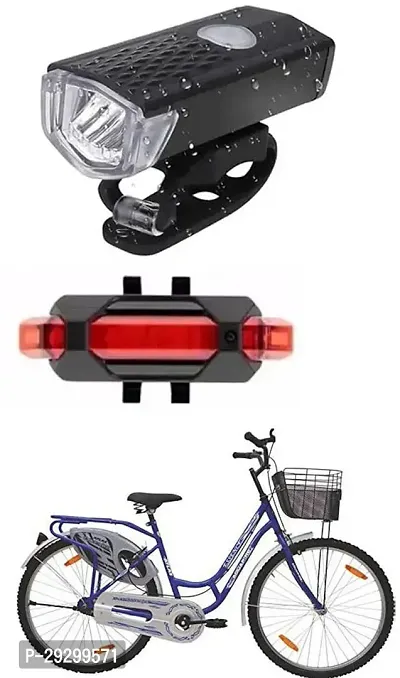 New Cycle Horn with USB Rechargeable Cycle Red Tail Light For Essence 26T Cycle