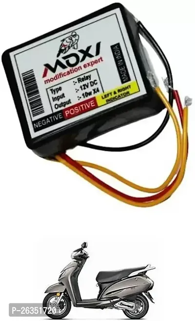 E-Shoppe Front Rear Hazard Relay Flasher Indicator Light for Honda Activa 125