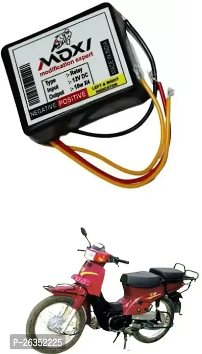 E-Shoppe Front Rear Hazard Relay Flasher Indicator Light for Kinetic K4-thumb0