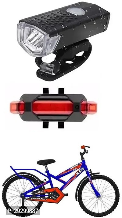 New Cycle Horn with USB Rechargeable Cycle Red Tail Light For Missle Cycle