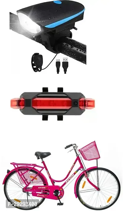 Cycle USB Rechargeable Front Cycle Light Back Tail Light