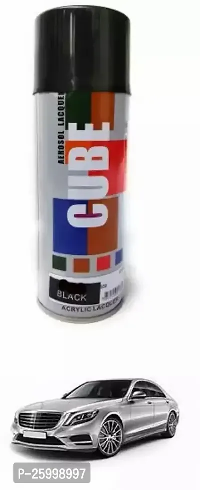 Car Spray Paint, Black (400 Ml) Easy To Use High Quality And Fast Drying Paint Shake, Car Spray Paint, Indoor, Outdoor Suitable For Maybach