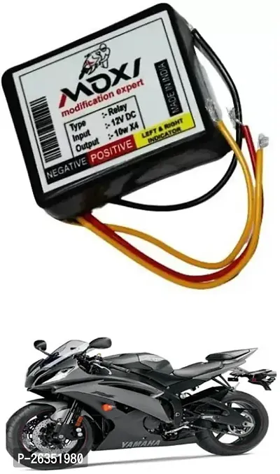 E-Shoppe Front Rear Hazard Relay Flasher Indicator Light for Yamaha YZF-thumb0