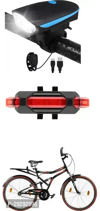 Cycle USB Rechargeable Front Cycle Light Back Tail Light