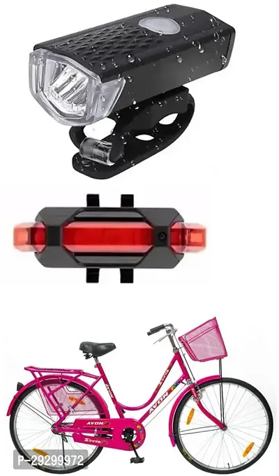 New Cycle Horn with USB Rechargeable Cycle Red Tail Light For ZINNIA IBC 26T Cycle