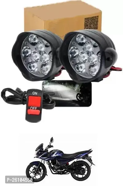 E-Shoppe 9 Led Fog Light For Bajaj Discover 150 f